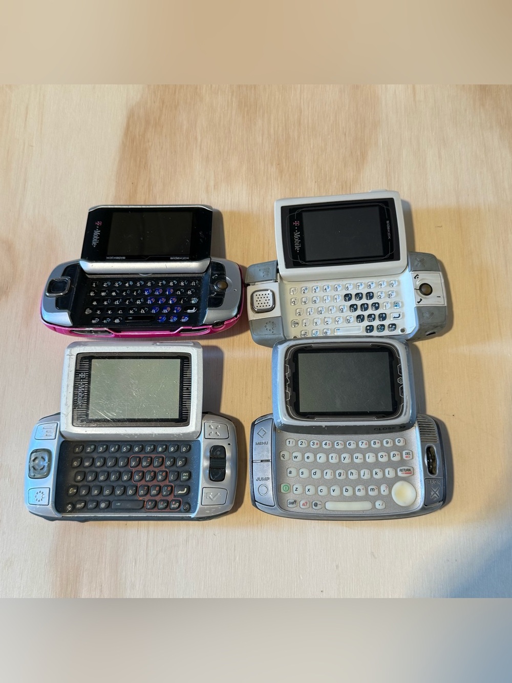 4-T-Mobile Sidekick PV150/200/HT-G01011/Sidekick 2-“UNTESTED”No-Charge Read Info